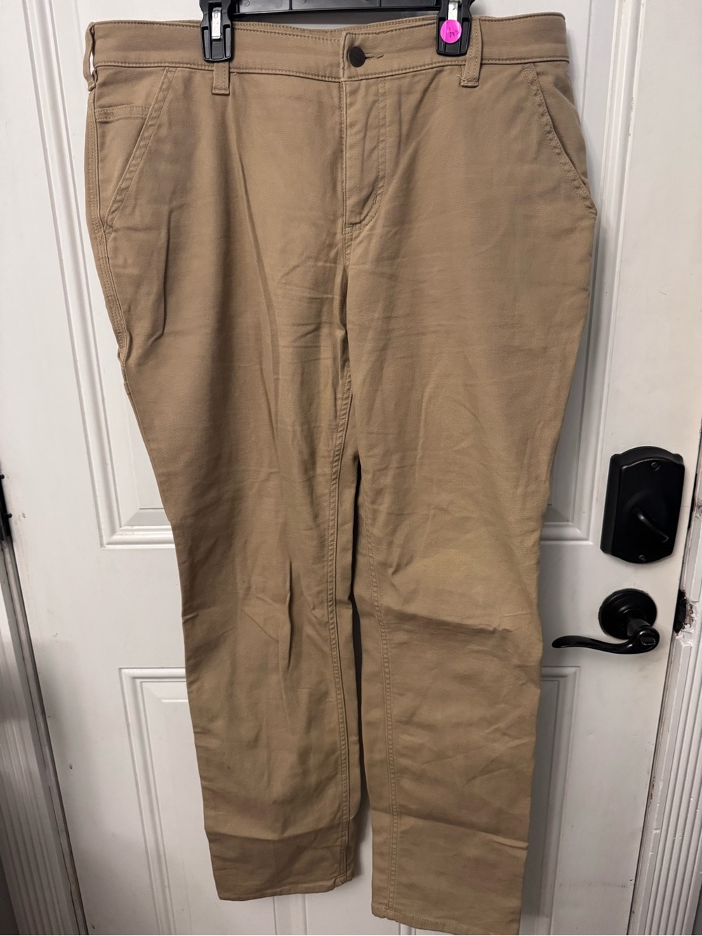 Women’s Carhartt Carpenter Khakis Straight-Leg Pants size 12